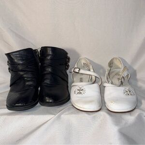 Asst shoes size 7& 7.5 Stylish Black and White Kids‎ Shoes